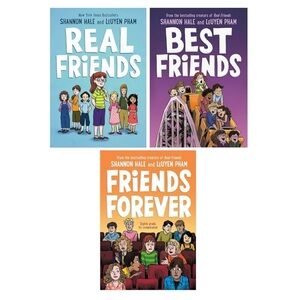 Shannon Hale's Book Series; Real Friends, Best Friends, and Friends Forever